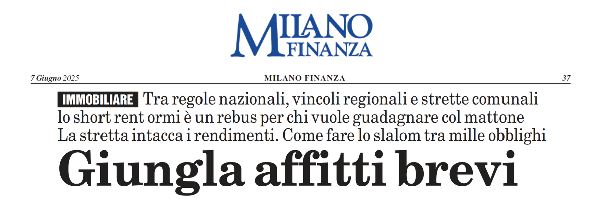 Giungla affitti brevi? No, ipertrofia legislativa!