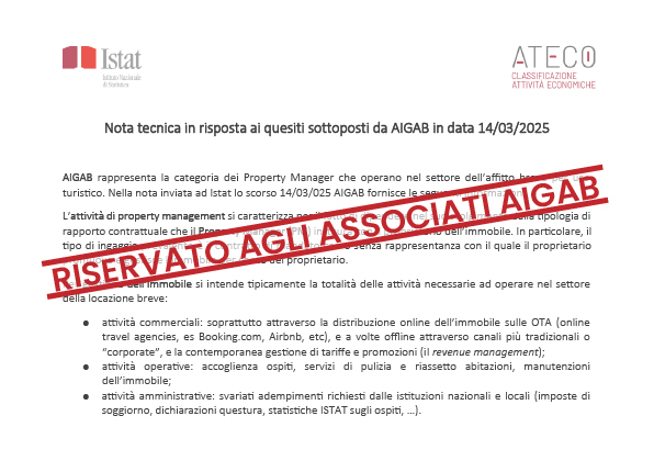 Nota tecnica in risposta ai quesiti sottoposti da AIGAB in data 14/03/2025