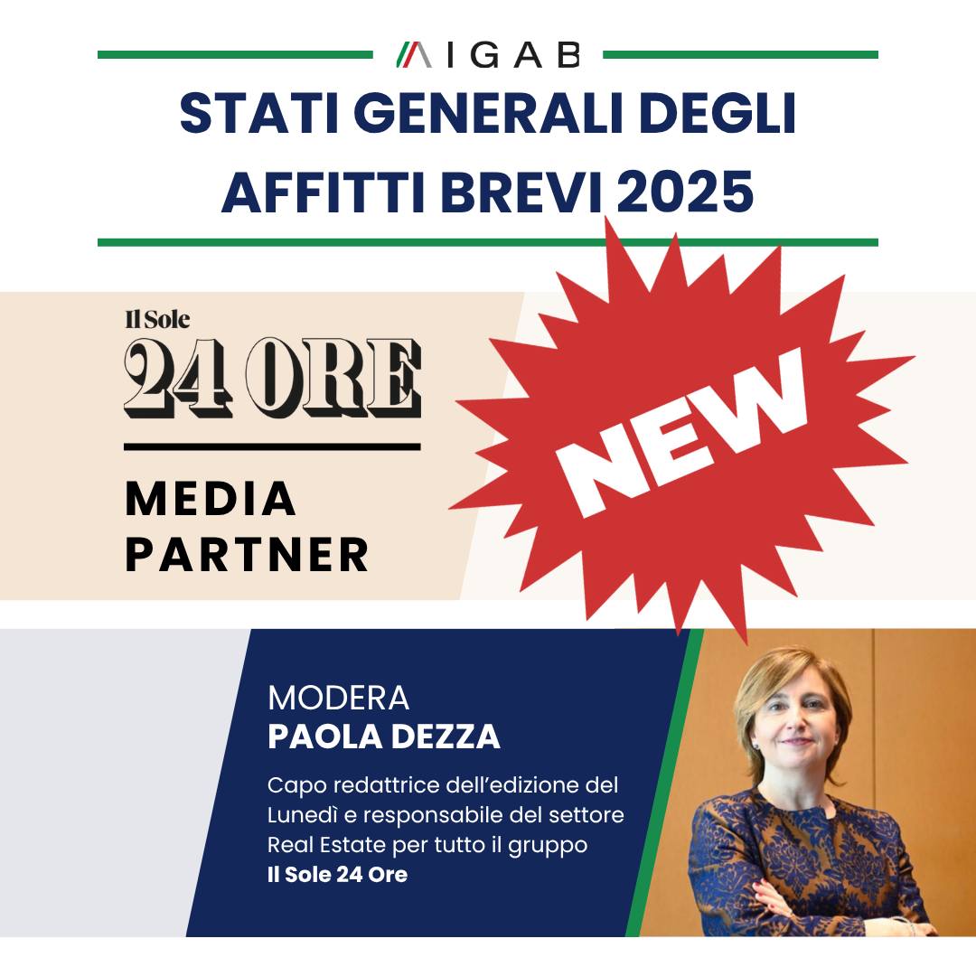 Il Sole 24 Ore media partner degli Stati Generali degli Affitti Brevi