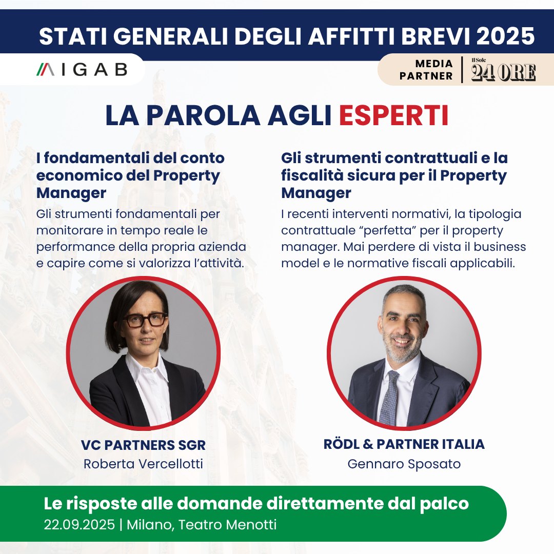 Affitti brevi, poni le tue domande agli esperti: ti risponderanno dal palco degli Stati Generali degli Affitti Brevi il 22.09