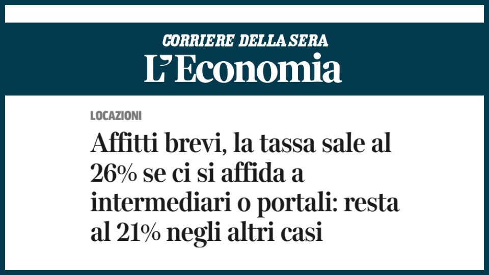 Aigab, correzioni affitti brevi inutili, è patrimoniale mascherata