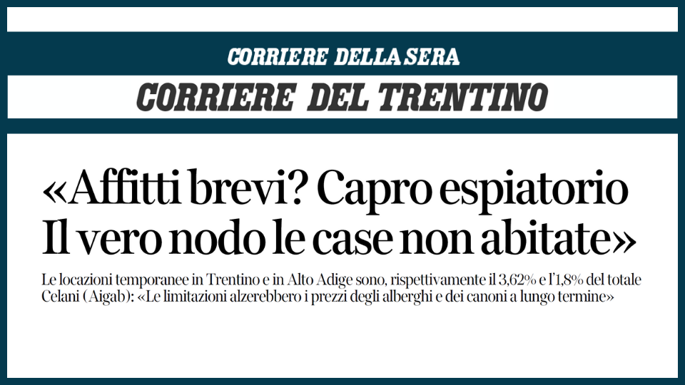 «Affitti brevi? Capro espiatorio, il vero nodo le case non abitate»