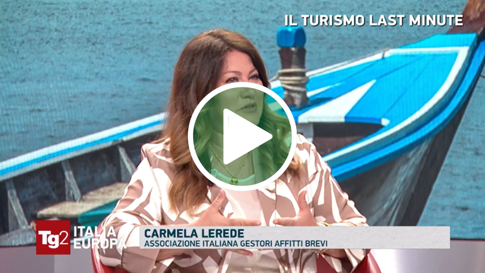 TG2 ITALIA EUROPA | Carmela Lerede in diretta su Rai2 sull’andamento delle prenotazioni in vista della stagione estiva