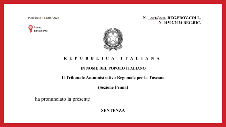 AFFITTI BREVI A FIRENZE: DOPO LA SENTENZA DEL TAR DELLA TOSCANA, AIGAB VALUTA IL RICORSO AL CONSIGLIO DI STATO
