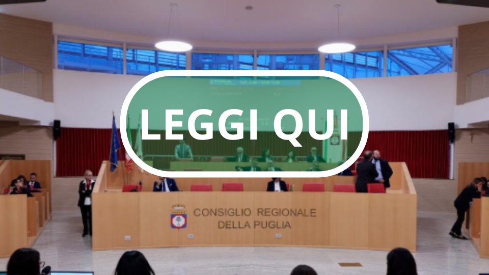 LA PUGLIA APPROVA NUOVA LEGGE LOCAZIONI TURISTICHE O BREVI