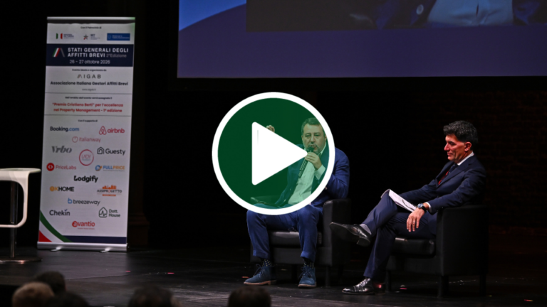INTERVENTO DEL VICEPRESIDENTE DEL CONSIGLIO E MINISTRO DELLE INFRASTRUTTURE E TRASPORTI SEN. MATTEO SALVINI, IN DIALOGO CON IL PRESIDENTE AIGAB MARCO CELANI